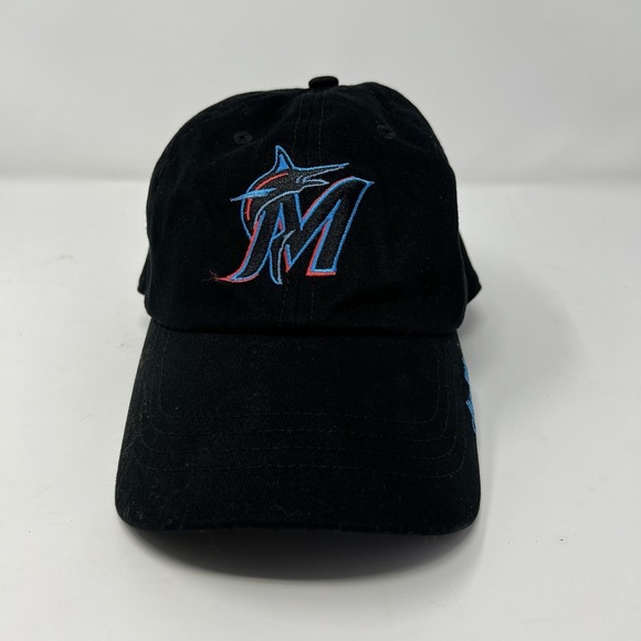 ’47 Accessories - 47 Brand MIAMI MARLINS Black Cap Womans Adjustable MLB